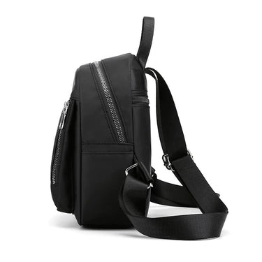 Mochila para mujer negra de lado